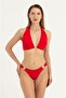Women's Red Heart Detail Bikini Set