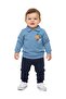 Baby Boy Seasonal Collared Printed 6-9-12-18-24 Months Stylish 2-Piece 100% Cotton Baby Set - 2