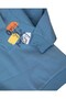 Baby Boy Seasonal Collared Printed 6-9-12-18-24 Months Stylish 2-Piece 100% Cotton Baby Set - 4