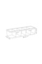 1 Piece 5-Compartment Jewelry Box with Lid - Transparent Ring Necklace Earring Buckle Organizer Box - 5