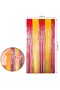 Yellow Red Fan Deluxe Birthday Backdrop with Balloons & Balloon Set (with Gold Numbers) - 2