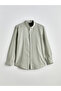 Nevavm Slim Fit Long Sleeve Dobby Men's Shirt with Difference - 5
