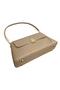 Retro Flap Lock-Detail Round-Strap Design Women's Hand and Shoulder Bag - 6