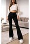 New Season Collecting and Shaping Lycra High Waist Women's Spanish-Style Flare Jeans