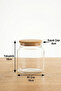 |   Small |   6-Piece Vacuum Glass Jars with Bamboo Lids - Spice Set 500 ml with Label and Spoon as a Gift - 3