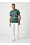 Mens Graphic T-shirt -GREEN - 2