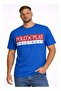 Mens Graphic T-shirt -BLUE - 3