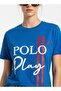 Ladies Graphic T-shirt -ROYAL BLUE