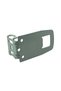 Narrow Case Square Pin Long Cream Painted Metal Leg - 6