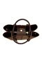 Women's Hand and Shoulder Bag with Lace Detail and Stitched Thin Straps - 6