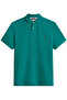 1985 Men's Regular Green Polo Collar T-Shirt