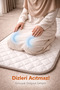 70X110 Prayer Rug 100% Pure Merino Lamb Wool Filled with 100% Cotton Fabric (500Gr) - 2