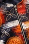 Women's Colorful Floral and Ethnic Pattern Zip-Up Scuba Bomber Jacket - 4
