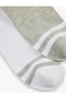 Cotton Striped 2-Piece Sock Set - 3