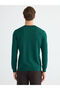 Özmarka New Season Crew Neck Diamond Pattern Knitwear Men's Sweater - 4