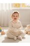 100% Cotton Heart Flower Pattern Scalloped Baby Girl Set of Five