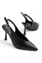 Millano Black Women's Heeled Shoes Stiletto - 2