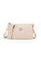 Beige Ultra Light Fabric Daily Small Size Women's Phone, Money and Card Bag
