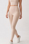 High-Waisted Women's Ribbed Leggings, Women's Comfortable Leggings, Women's Casual Leggings - 5