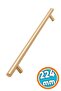 (1 Piece) Furniture Kitchen Cupboard Drawer Cabinet Handle Handle Handles 224 mm Soft Gold Metal