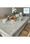 🆕   Lace-Looking Easy-To-Clean Liquid-Proof Hole-Free Pvc Tablecloth - 120 X 150 Cream - 4