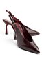 Millano Burgundy Rustic Women's Heeled Shoes Stiletto - 2
