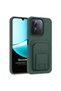 Redmi 15C Case Pocketpro Litchi Dark Green