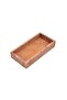 Red Travertine Tray 12x23x4cm honed finish