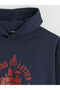 Özmarka New Season Printed Men's Thick Hoodie - 6