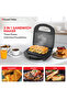 3-in-1 Sandwich Maker, 750W, Nonstick, Waffle & Grill Plates - 7
