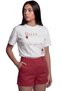 "Queen of Hearts" Playing Card Themed Printed 100% Cotton Relaxed Fit Premium Women's T-Shirt - 5