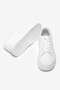 Men's White Comfortable Fit Nylon Sole Lace-Up Sports Shoes - 2