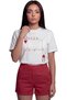 "Queen of Hearts" Playing Card Themed Printed 100% Cotton Relaxed Fit Premium Women's T-Shirt - 4