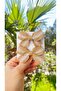 Baby Girl Straw Lace 2-Piece Bow