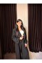 Women's Rope Detailed Blazer Jacket and Trousers Set - 3