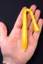 Yellow and White Wavy Skillfully Crafted Fish Prayer Beads - 3
