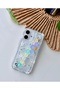 Flexible Silicone Case with Blue Flower Design and Toy, Compatible with iPhone 16 - 3