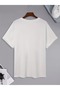 Women's Milano Printed Oversize T-Shirt Leggings Set Casual Combination Boyfriend Style - 4