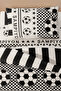 Black and White Single Fan Duvet Cover Set - Soft Cotton Texture - 6