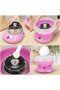 Electric Cotton Candy Machine - Easy to Use & Clean Pink Candy Floss Maker for Home DIY Treats - 6