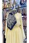 Zebra Pattern Scarf Navy Blue White