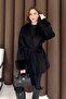 Fur Coat Black 2505 - 5