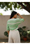 Mumbai Muslin Crop & Pants Set / Green - 3