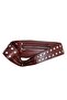 Studded Strap Detailed Zippered Soft Leather Women's Hand and Shoulder Bag - 6