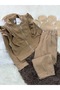 Firfir Detail-Oriented Girls' Denim Jacket and Pants Two-Piece Set - 3