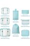 8 Set Packing Cubes for Suitcases, Travel Luggage Packing Organizers with Laundry Bag, Compres - 2