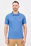 Men Sportswear Fit Short Sleeve Outdoor Polo Shirt, Blue