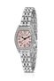 Vintage Numerals Women Wrist Watch Silver Pink Color Pl-1592B3X - 3