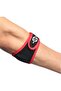 Orthopedic Tennis Elbow Support Brace Black Red Adjustable Strap Standard Size