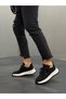 Women's Casual Sneakers with Black Stones - 3